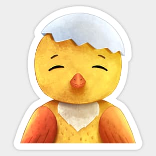 Chicken cartoon Sticker